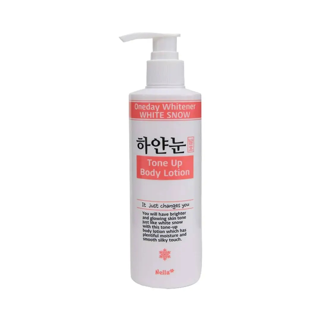 Nella Oneday Whitener White Snow Tone Up Body Lotion 250ml