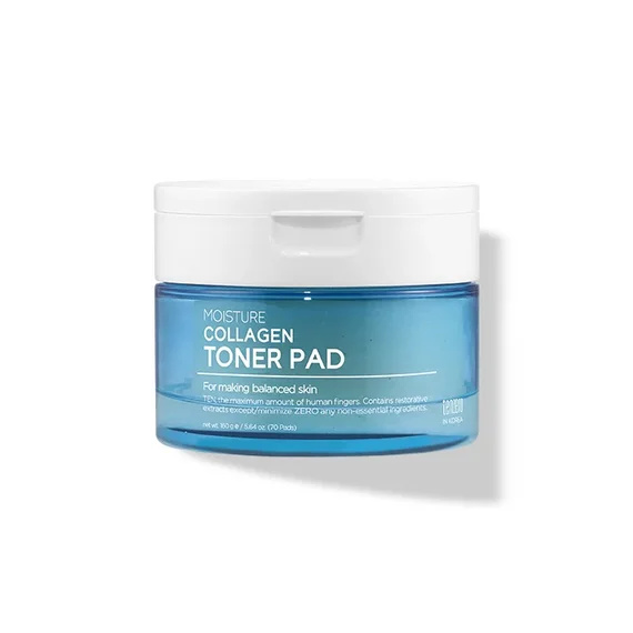 Tenzero Moisture Collagen Toner Pad- 70ea