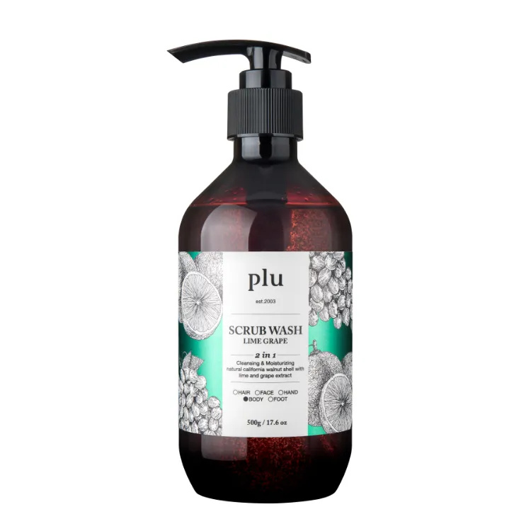 Plu Scrub Wash Lime Grape 500g